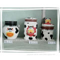 handpaint ceramic tea sugar coffee canisters